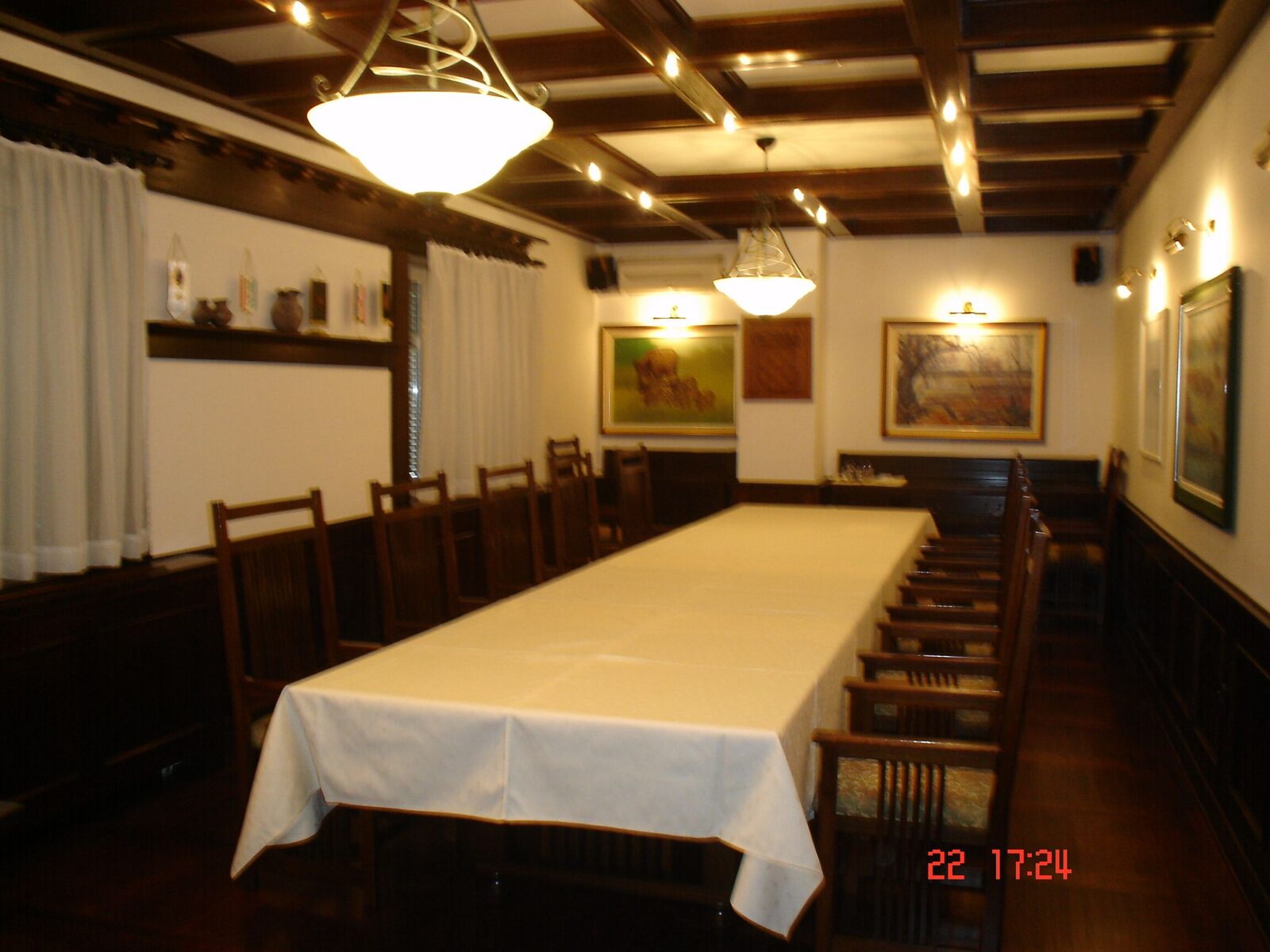 Hunting lodge dining hall, Croatia